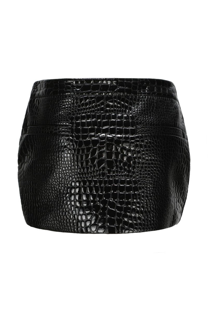 Modern Hedda Leather Mini Skirt