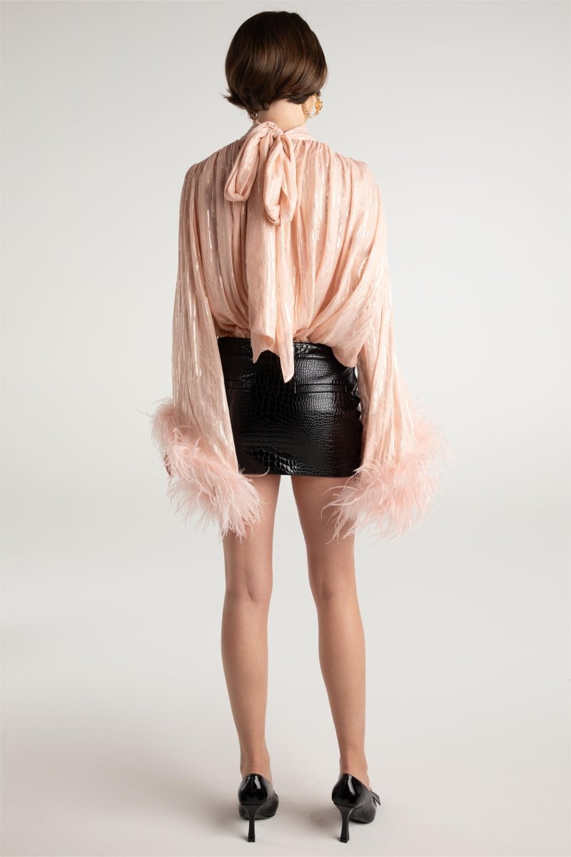 Modern Hedda Leather Mini Skirt