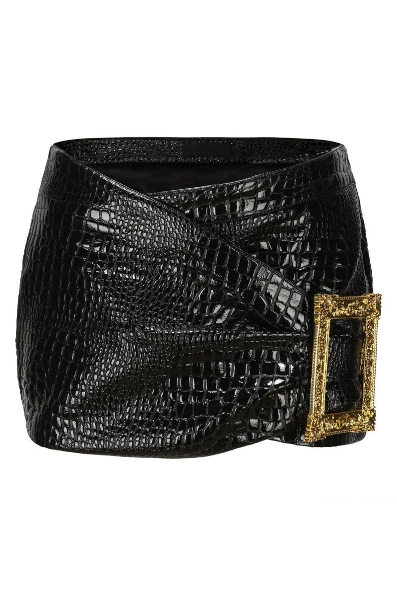 Modern Hedda Leather Mini Skirt