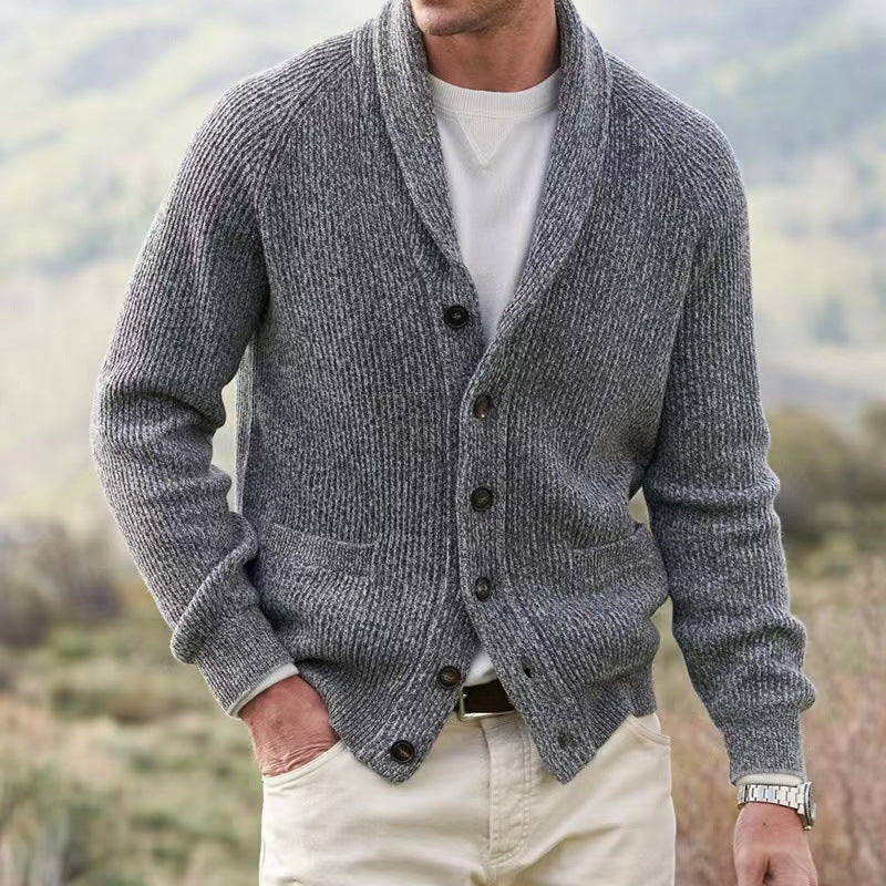 Lightweight Knit Cardigan with Vintage Styling