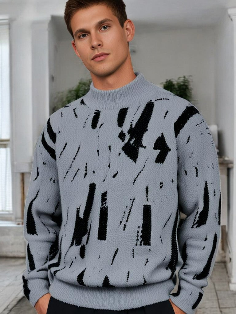 Knit Sweater with Relaxed Fit