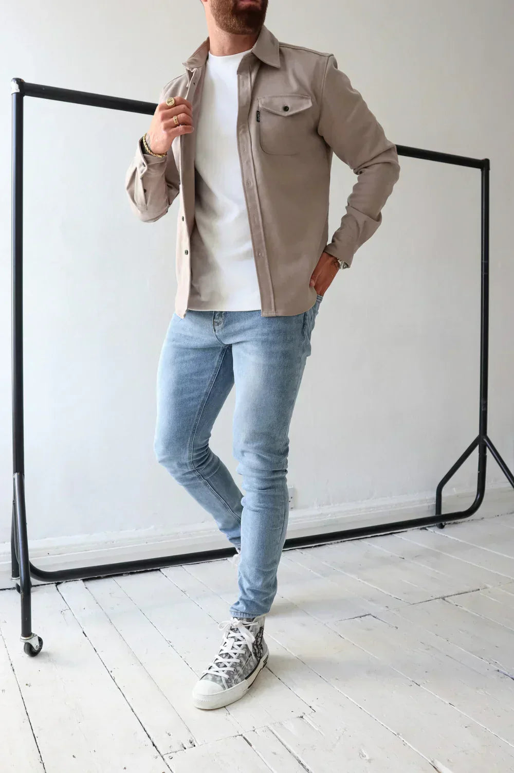 Breathable Polyester Shirt Jacket