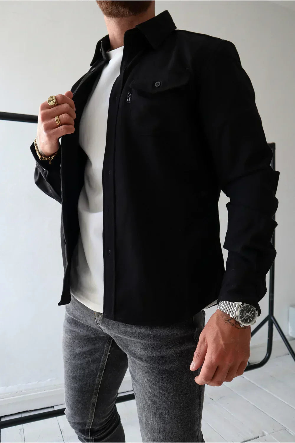 Breathable Polyester Shirt Jacket