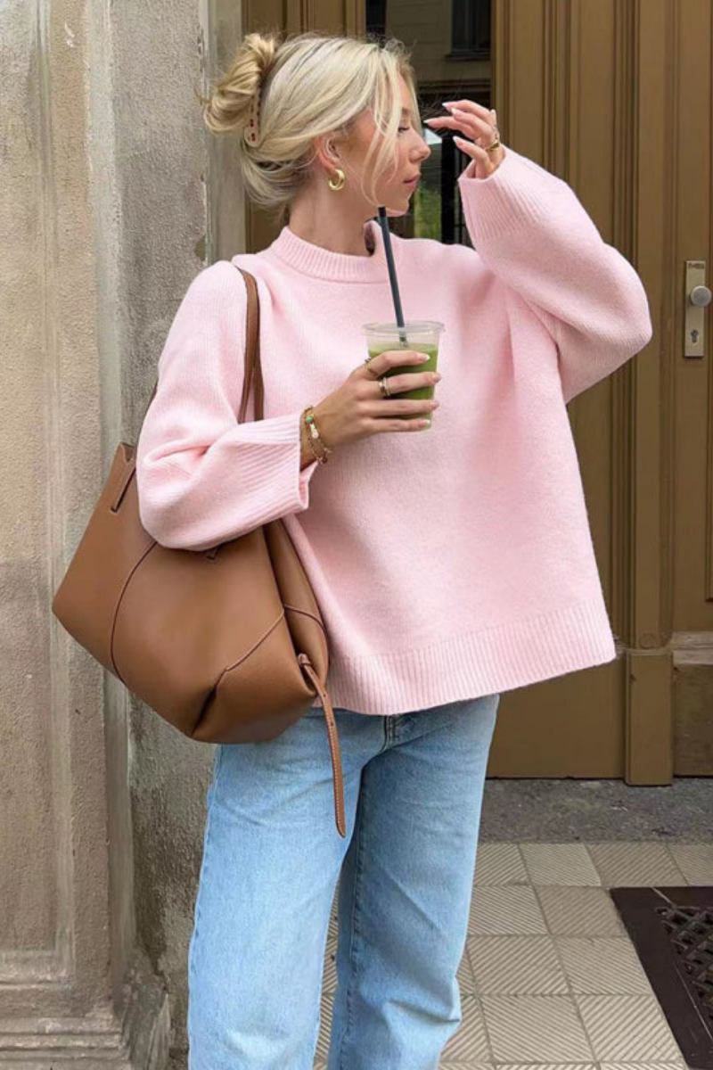 women's Relaxed loose pullover Knit Sweater
