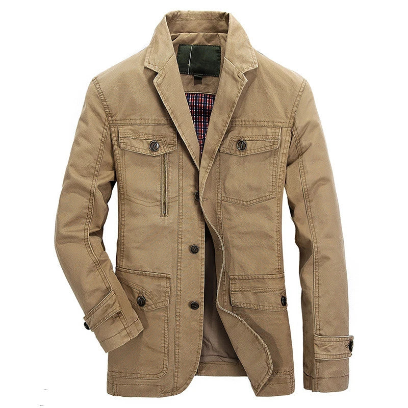 Lightweight Jacket with Multiple Pockets