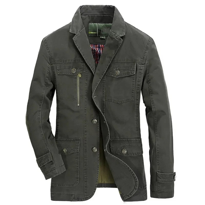 Lightweight Jacket with Multiple Pockets