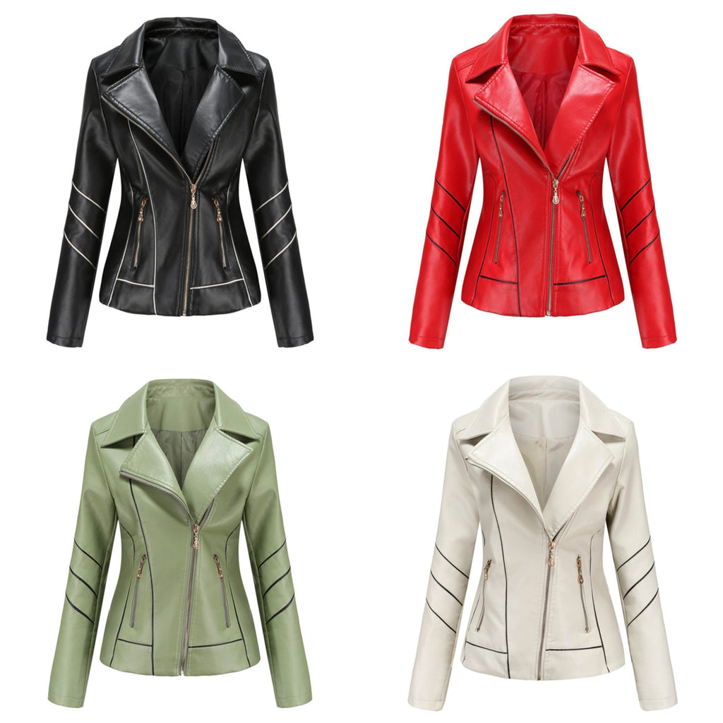 Casual Leather Blazer