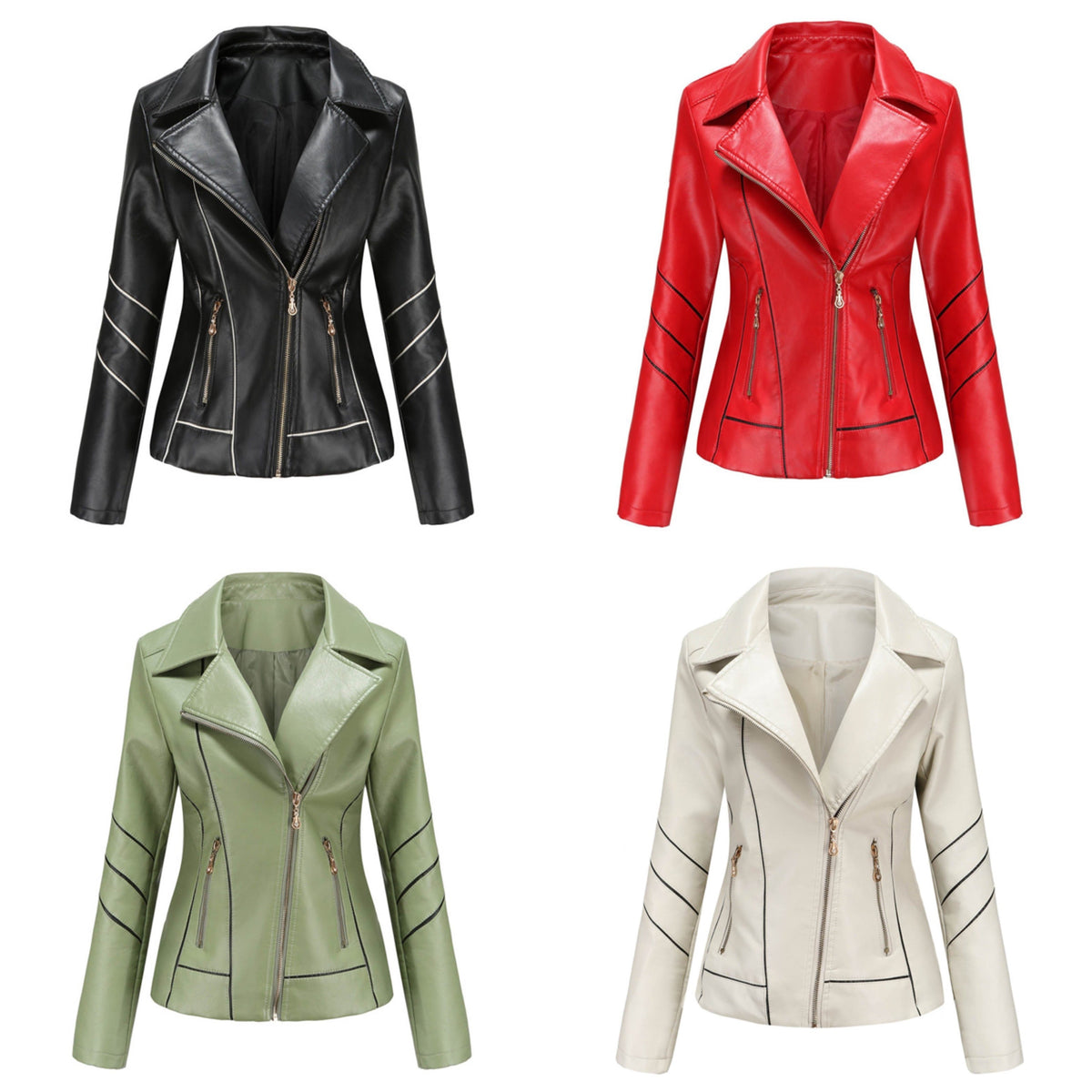 Casual Leather Blazer