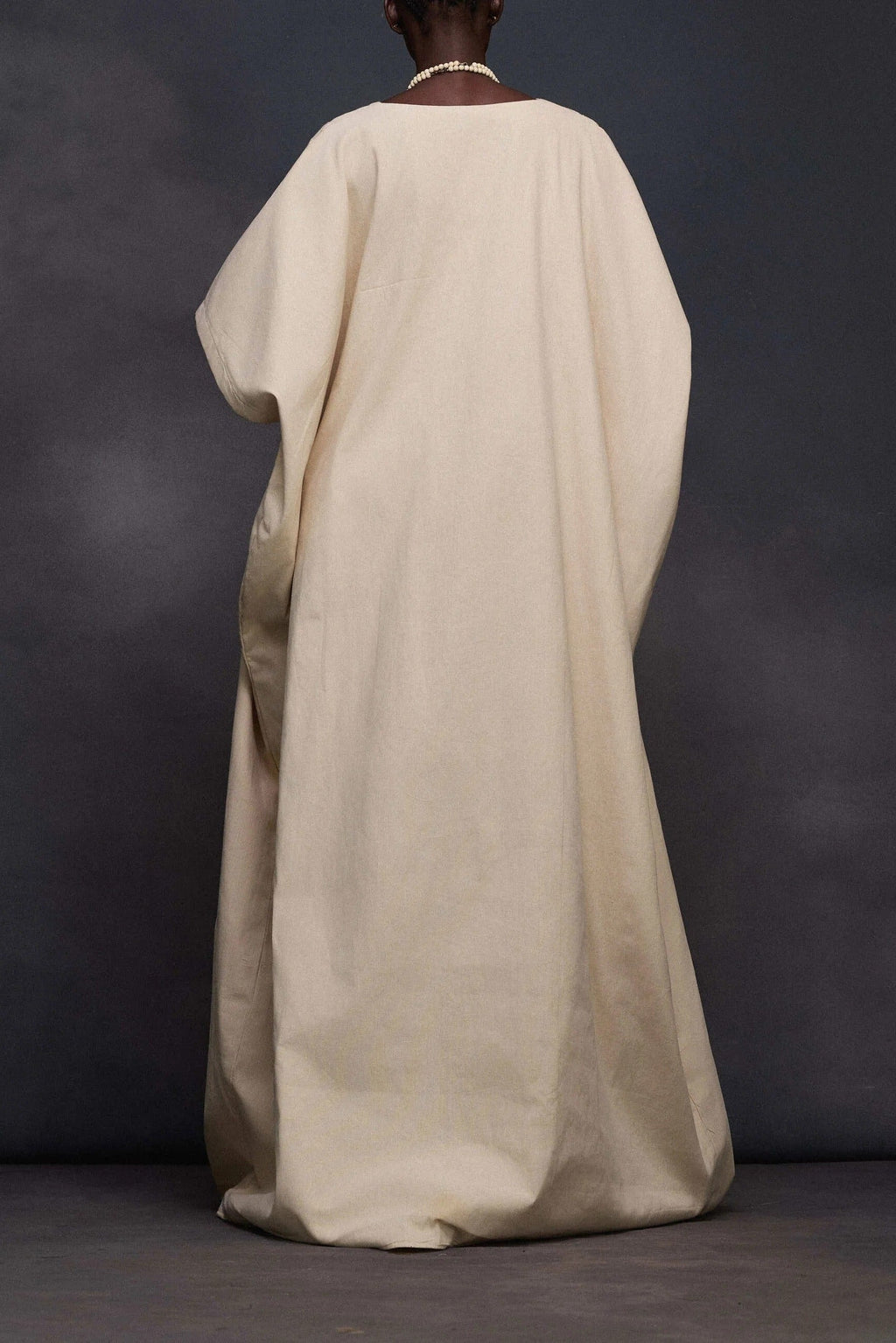 Modern Abstract Face Motif Kaftan