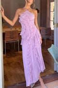 Ocean Whirlpool Maxi-Length Dress