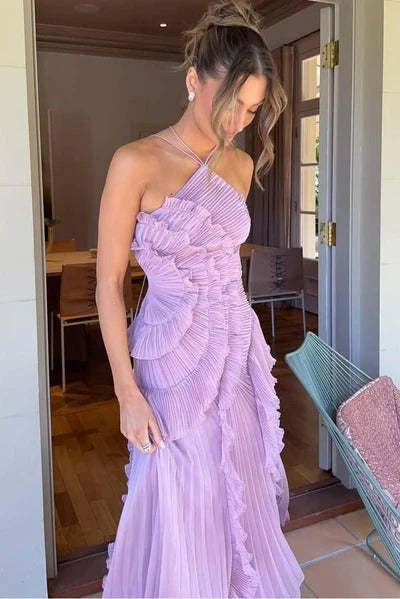 Ocean Whirlpool Maxi-Length Dress