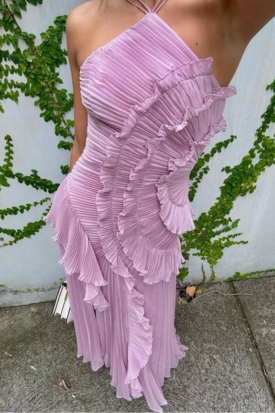 Ocean Whirlpool Maxi-Length Dress