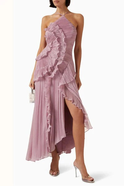 Ocean Whirlpool Maxi-Length Dress