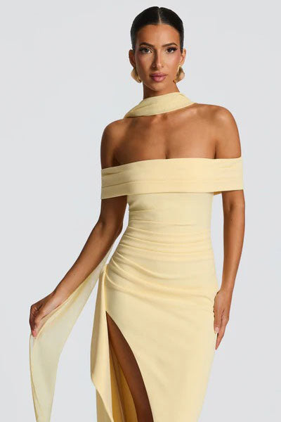Modern Joyce Maxi Lemon Dress