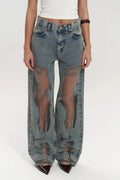 Modern Trixie Blue Transparent Jeans