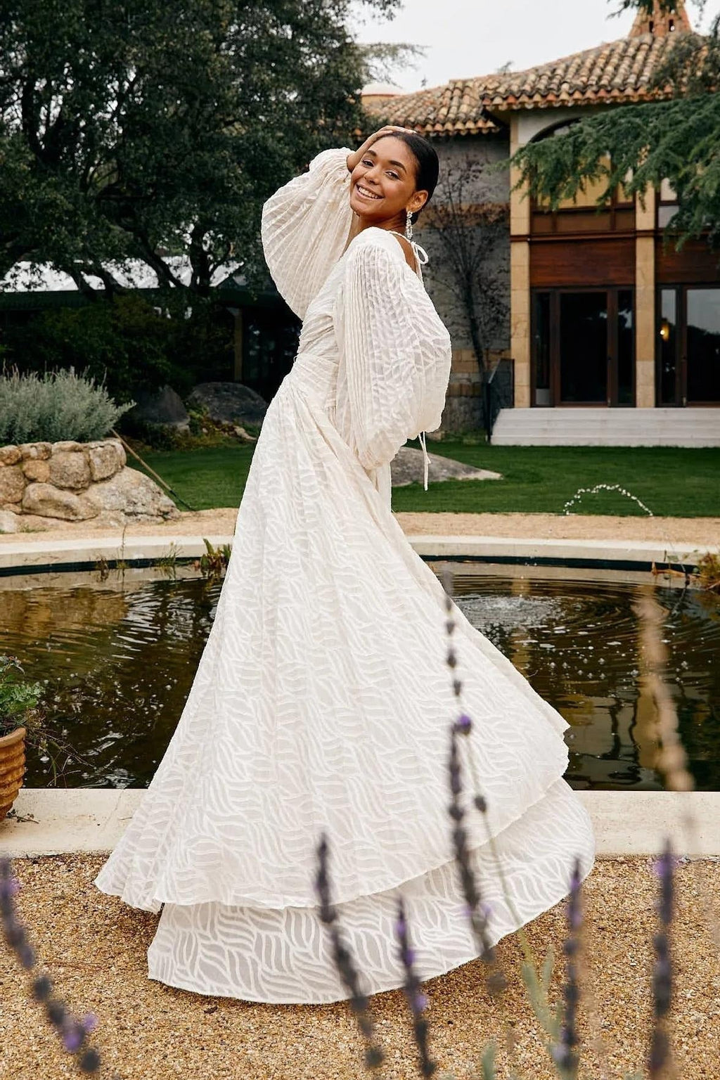 Allegory Elsa Cream Maxi-Length Dress
