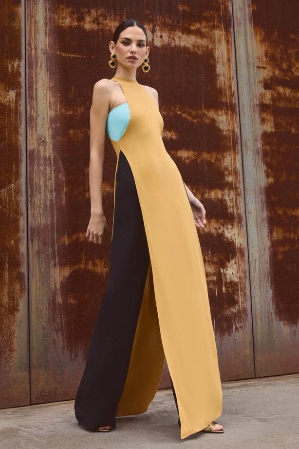 Modern Dark Turquoise Jumpsuit