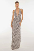 Camoni Polka Dot Diary Maxi-Length Dress