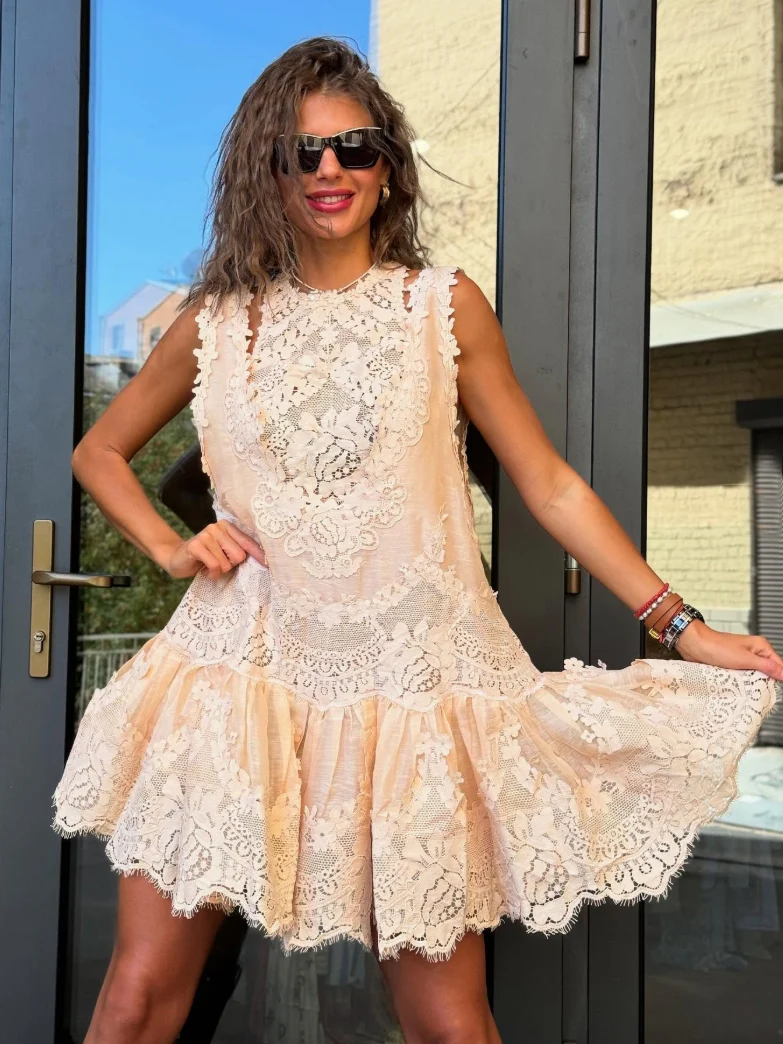 Coordinated Angel Lace Skirts Set