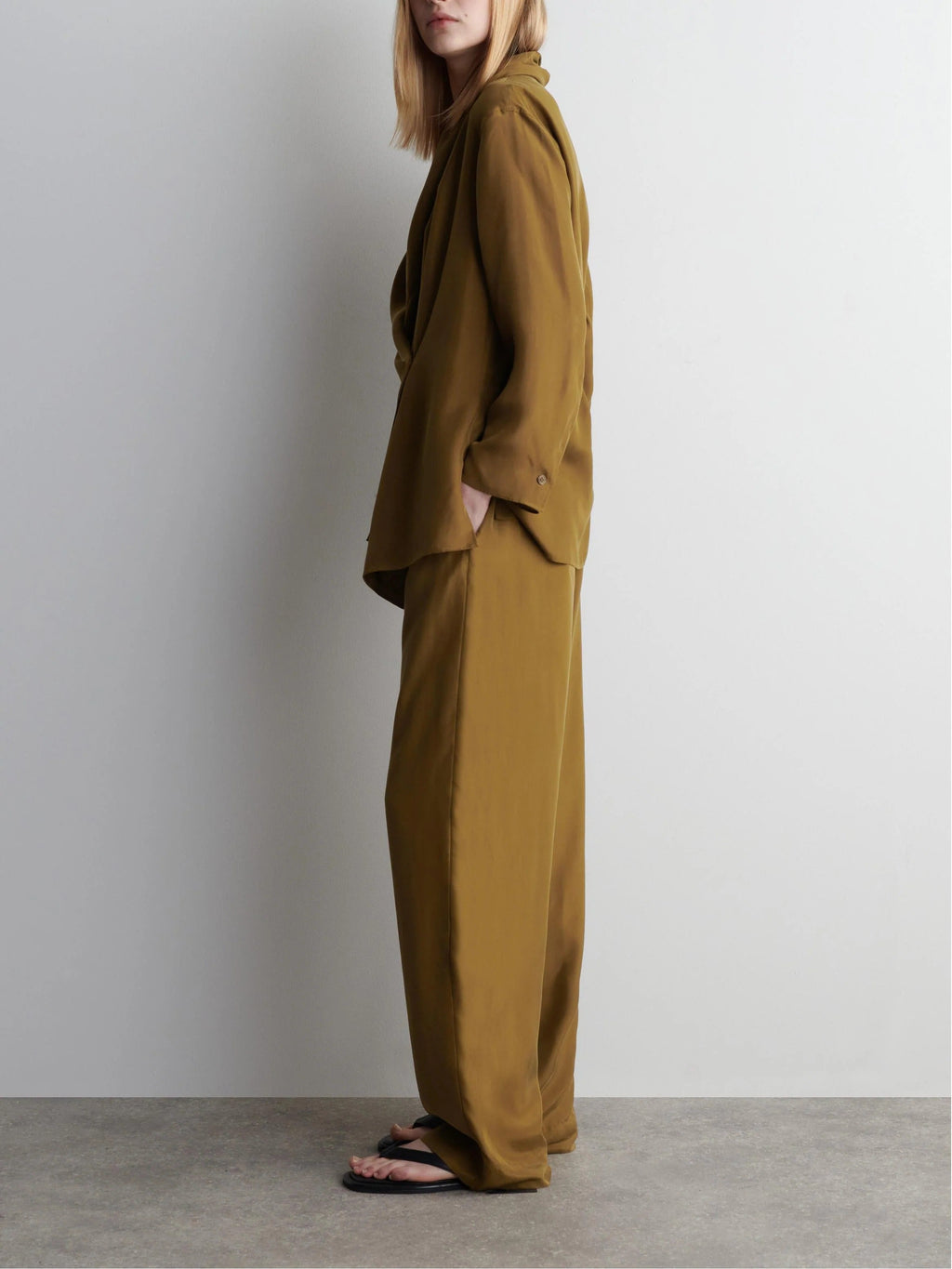 Shawl Lapel Suits Trousers Set