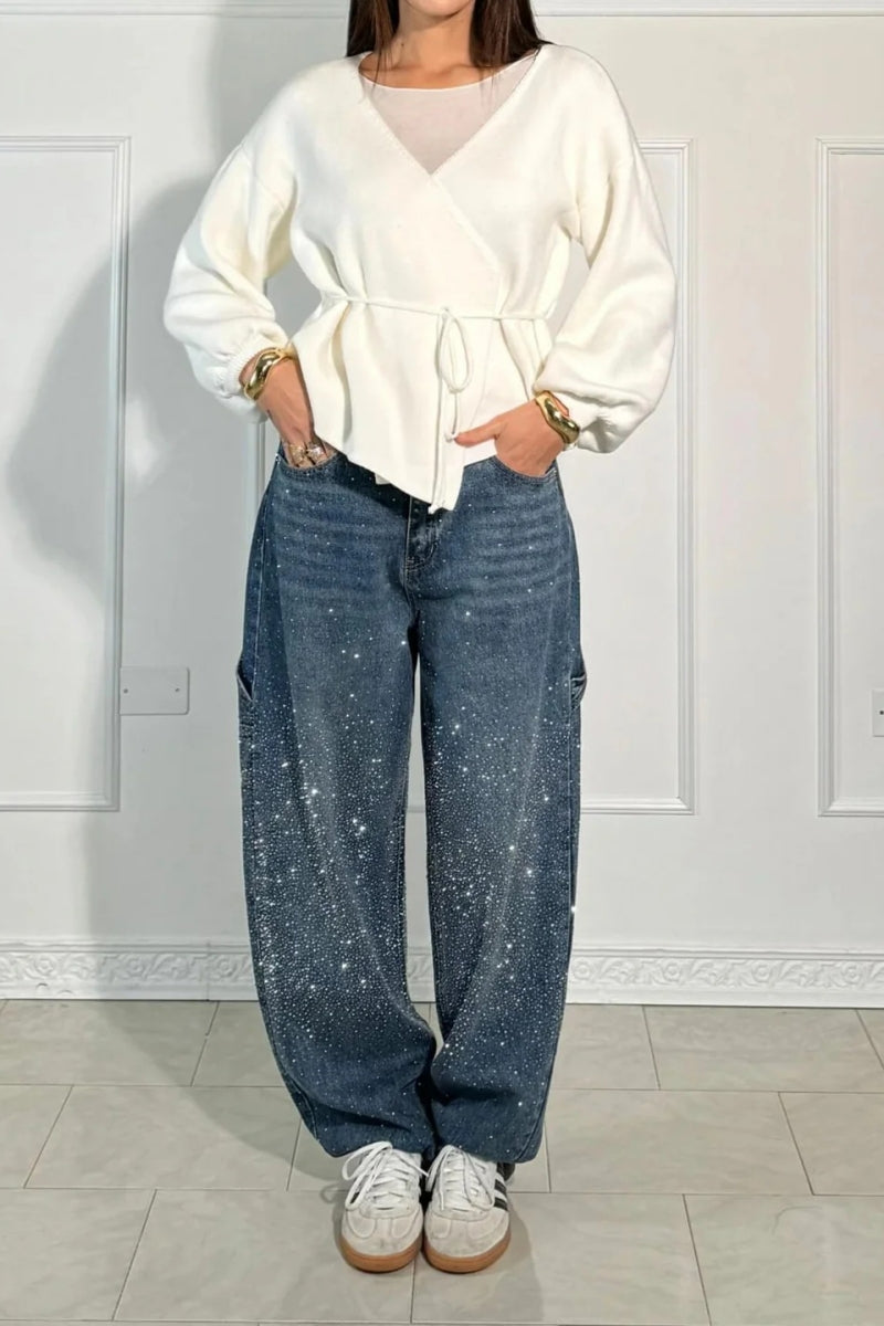 Modern Balloon Carpenter Shine Denim Jeans