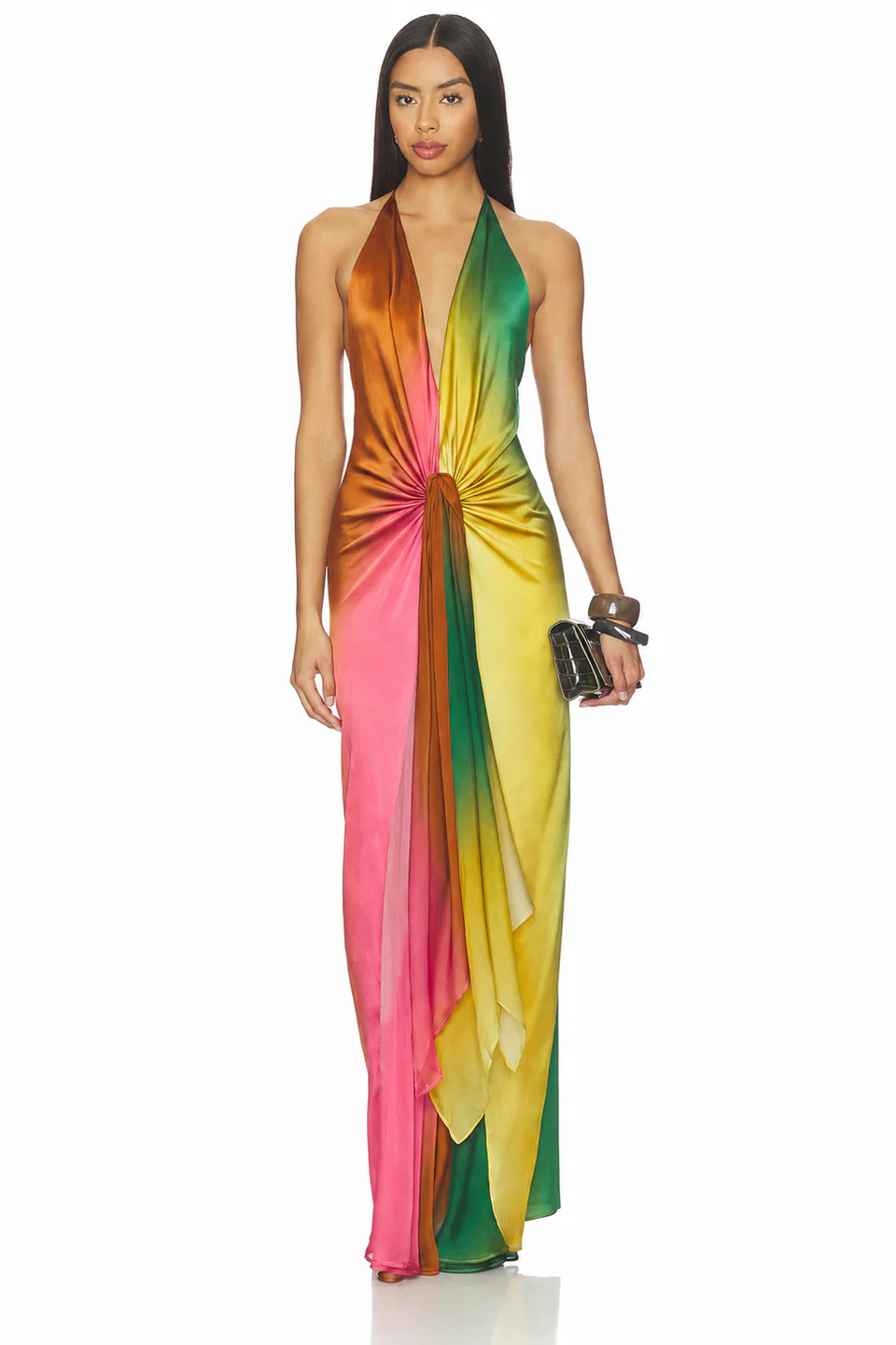 The Sunset Halter Maxi-Length Dress