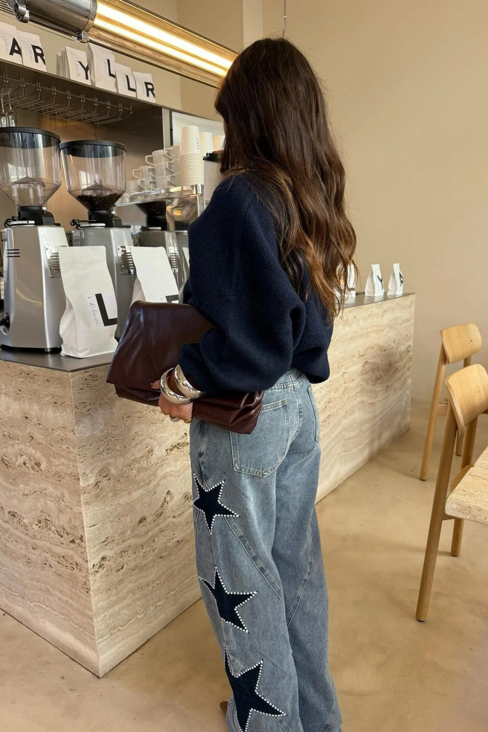 Relaxed Star Straight Jeans