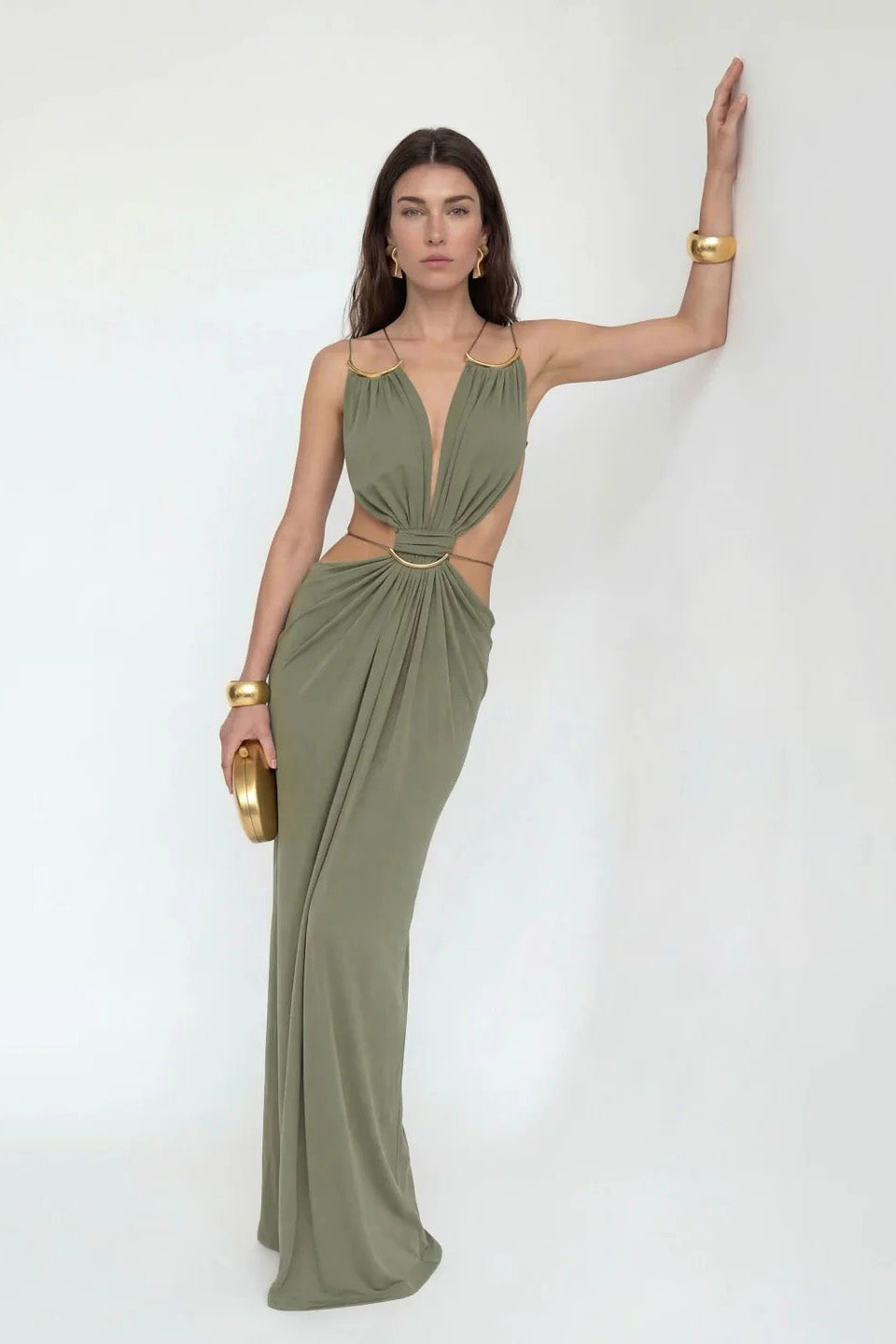 Axis Art Maxi-Length Dress