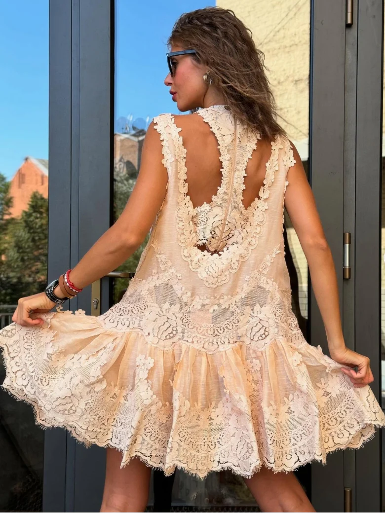 Coordinated Angel Lace Skirts Set