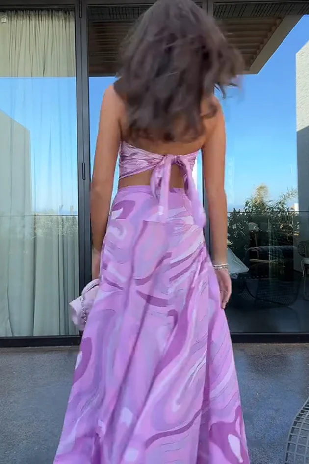 Coordinated Roca Pink Skirt Set