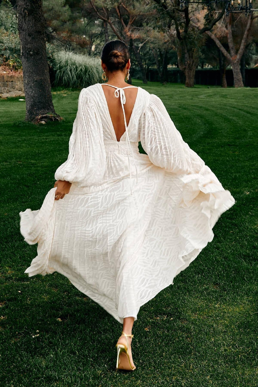 Allegory Elsa Cream Maxi-Length Dress