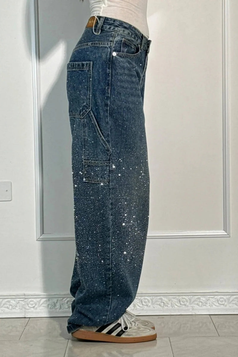 Modern Balloon Carpenter Shine Denim Jeans