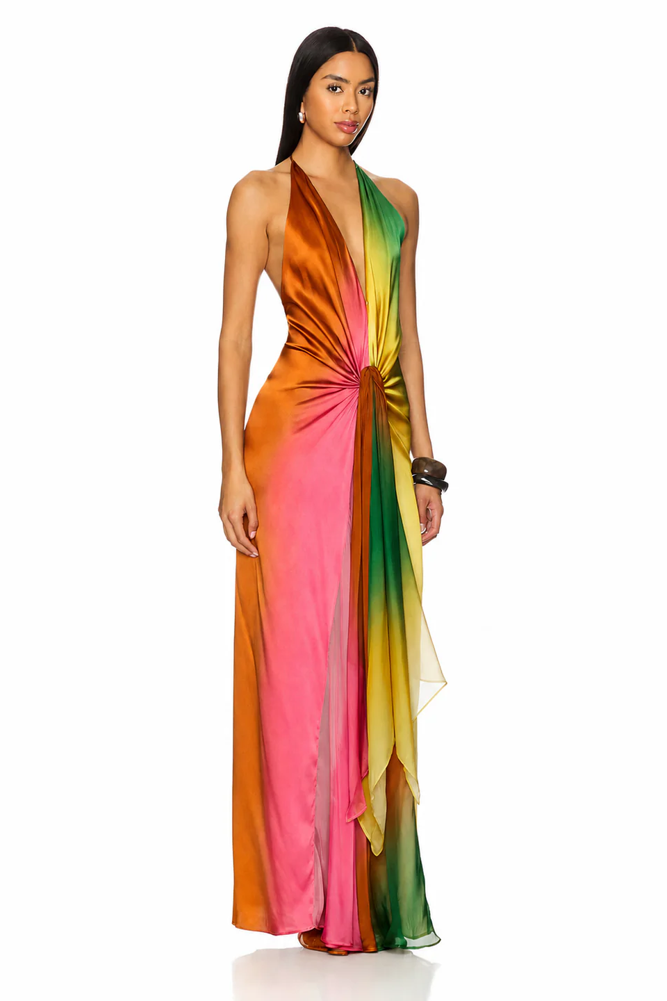 The Sunset Halter Maxi-Length Dress