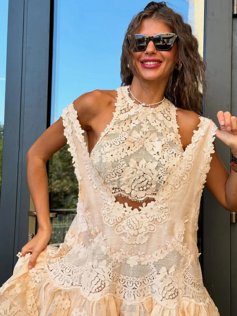 Coordinated Angel Lace Skirts Set