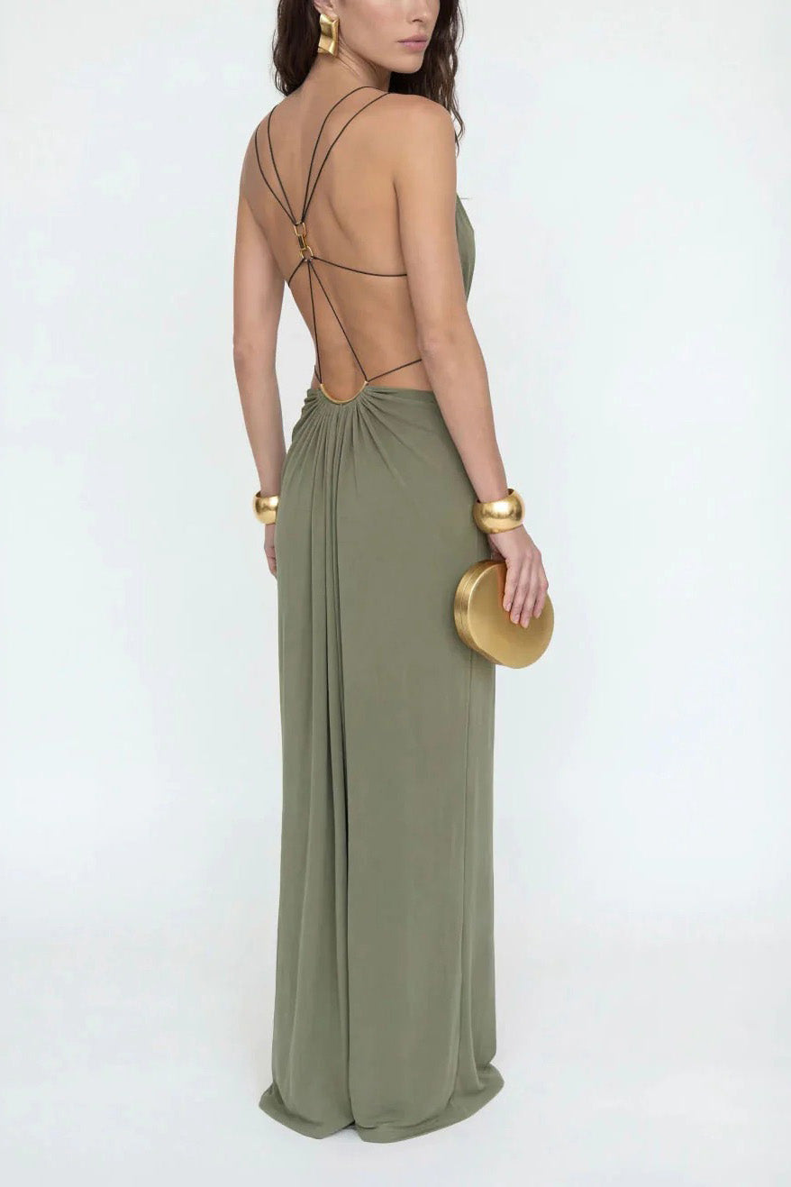 Axis Art Maxi-Length Dress