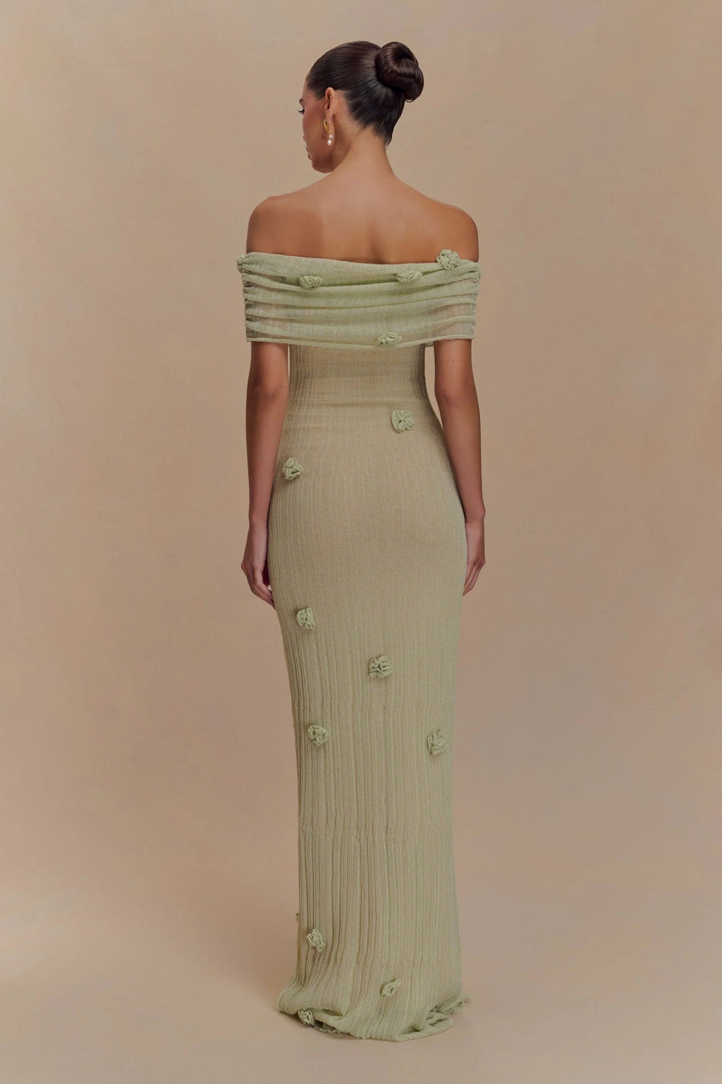 Orchid Knit Maxi-Length Dress