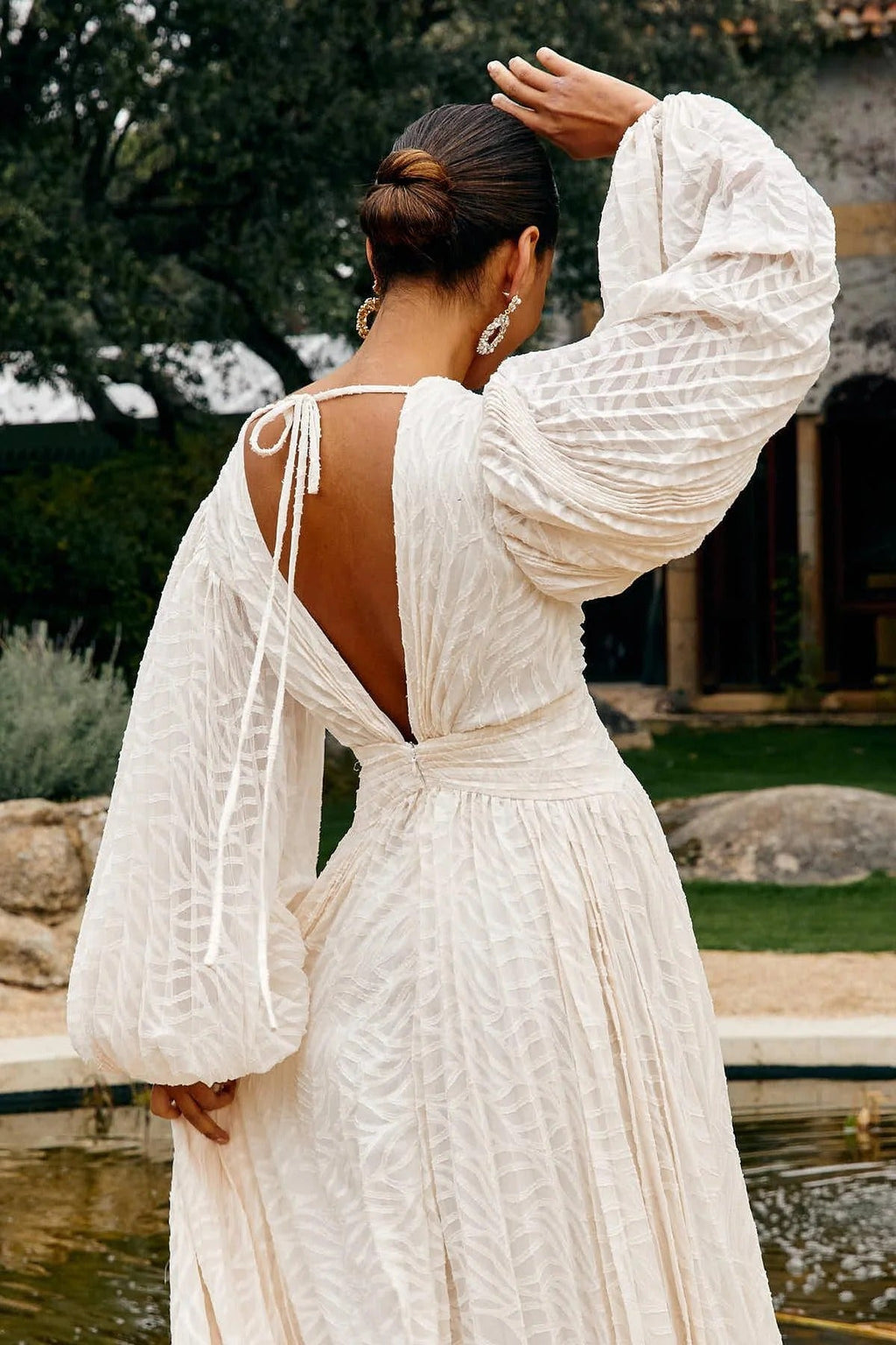 Allegory Elsa Cream Maxi-Length Dress