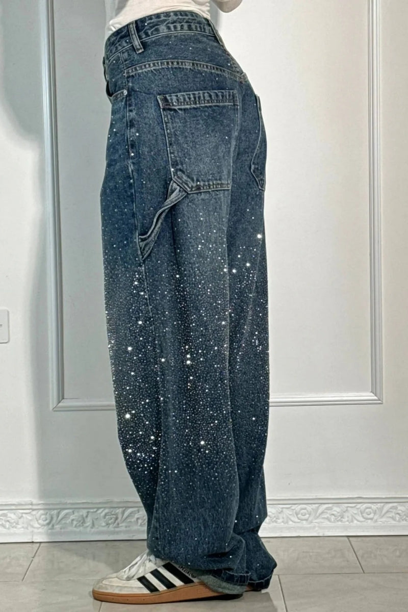 Modern Balloon Carpenter Shine Denim Jeans