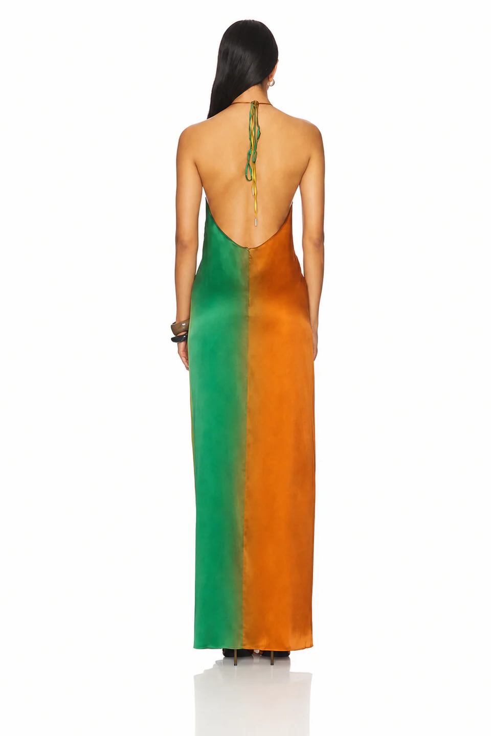 The Sunset Halter Maxi-Length Dress