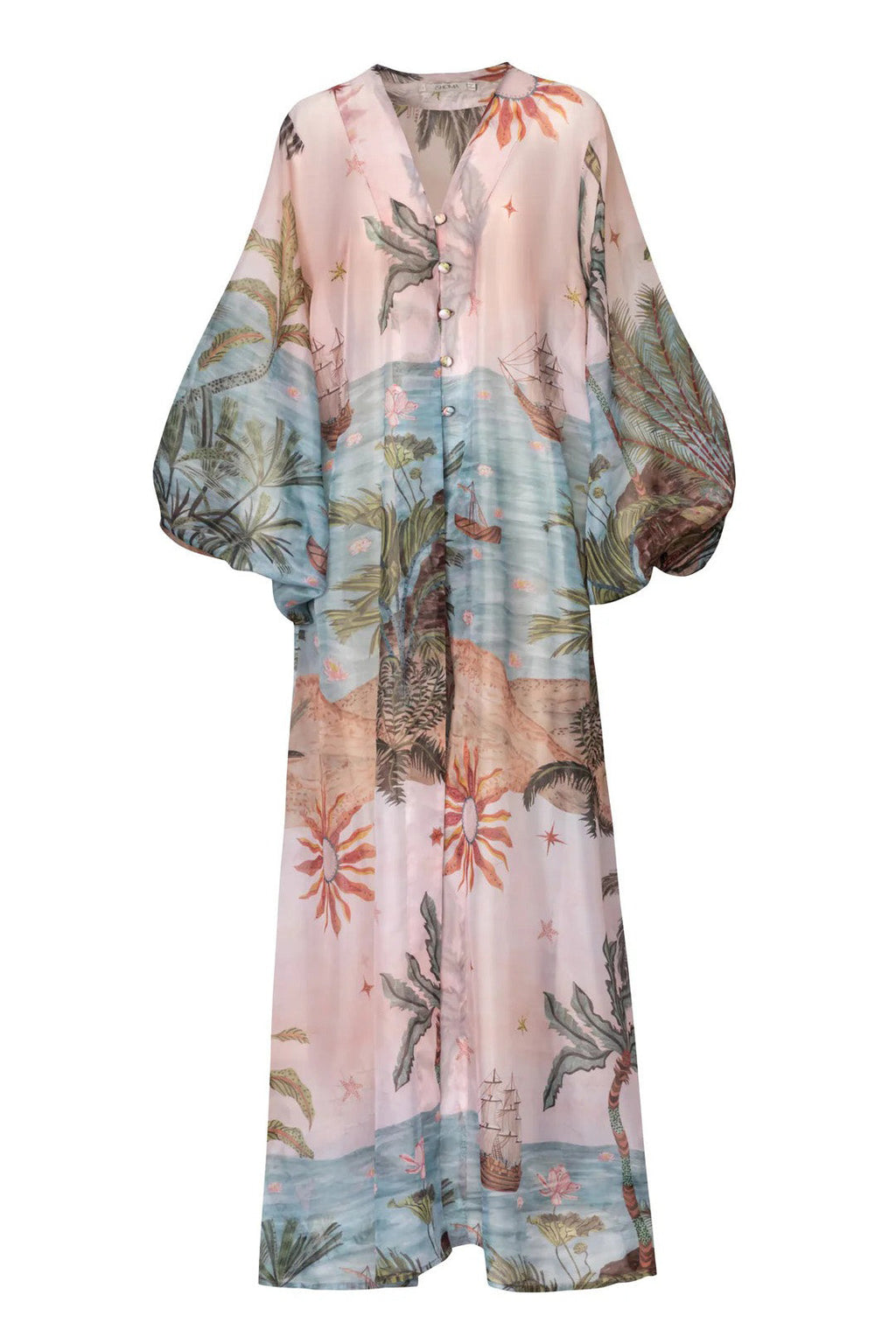 Coordinated Surya Cape Top & Pant Set