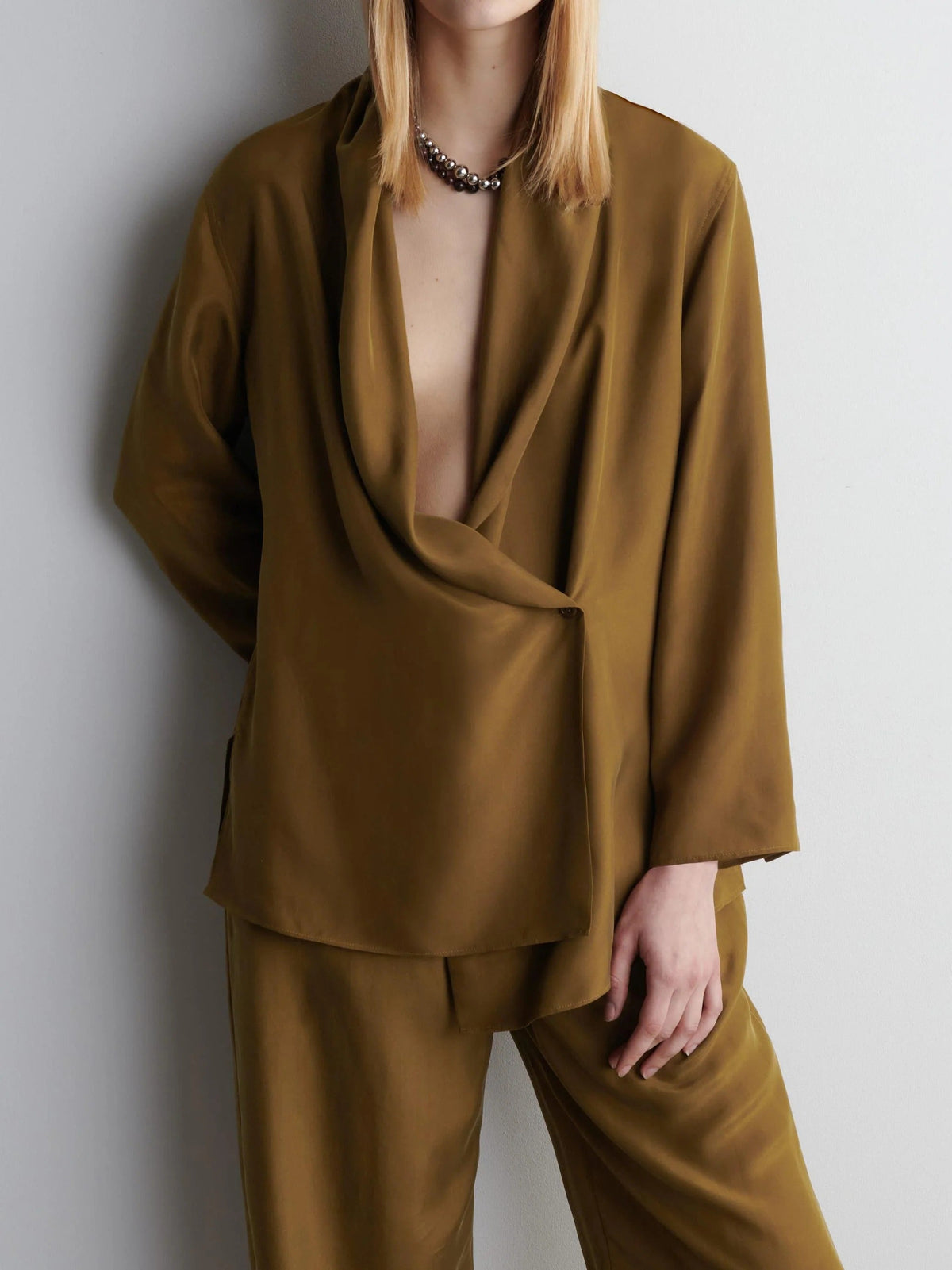 Shawl Lapel Suits Trousers Set