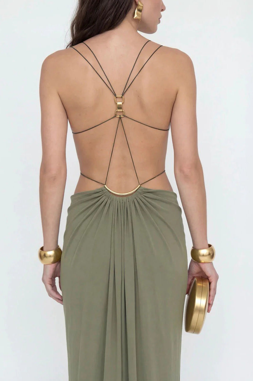 Axis Art Maxi-Length Dress