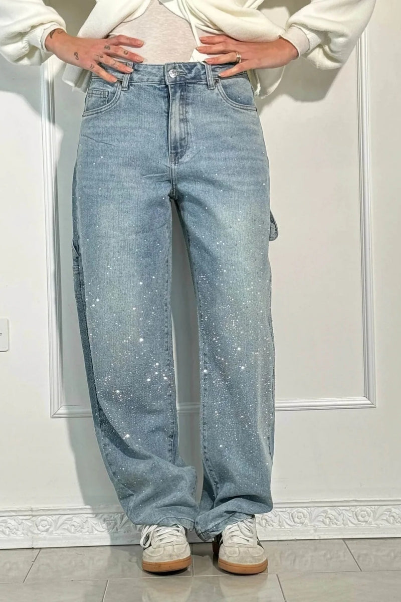 Modern Balloon Carpenter Shine Denim Jeans