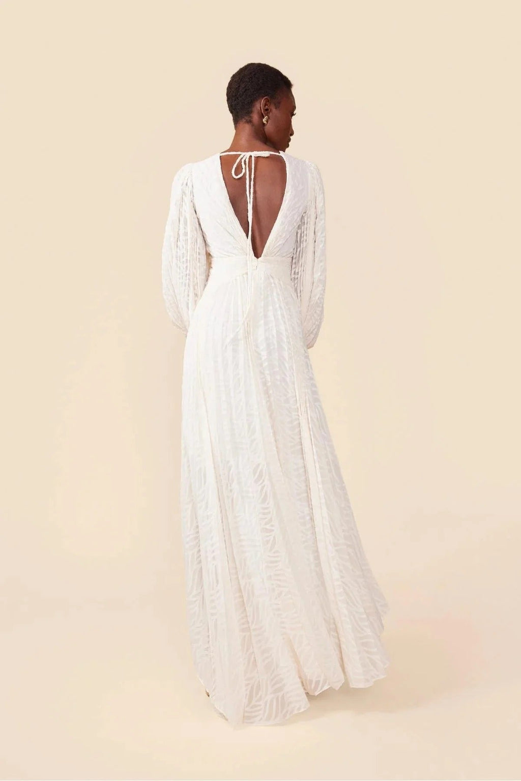 Allegory Elsa Cream Maxi-Length Dress