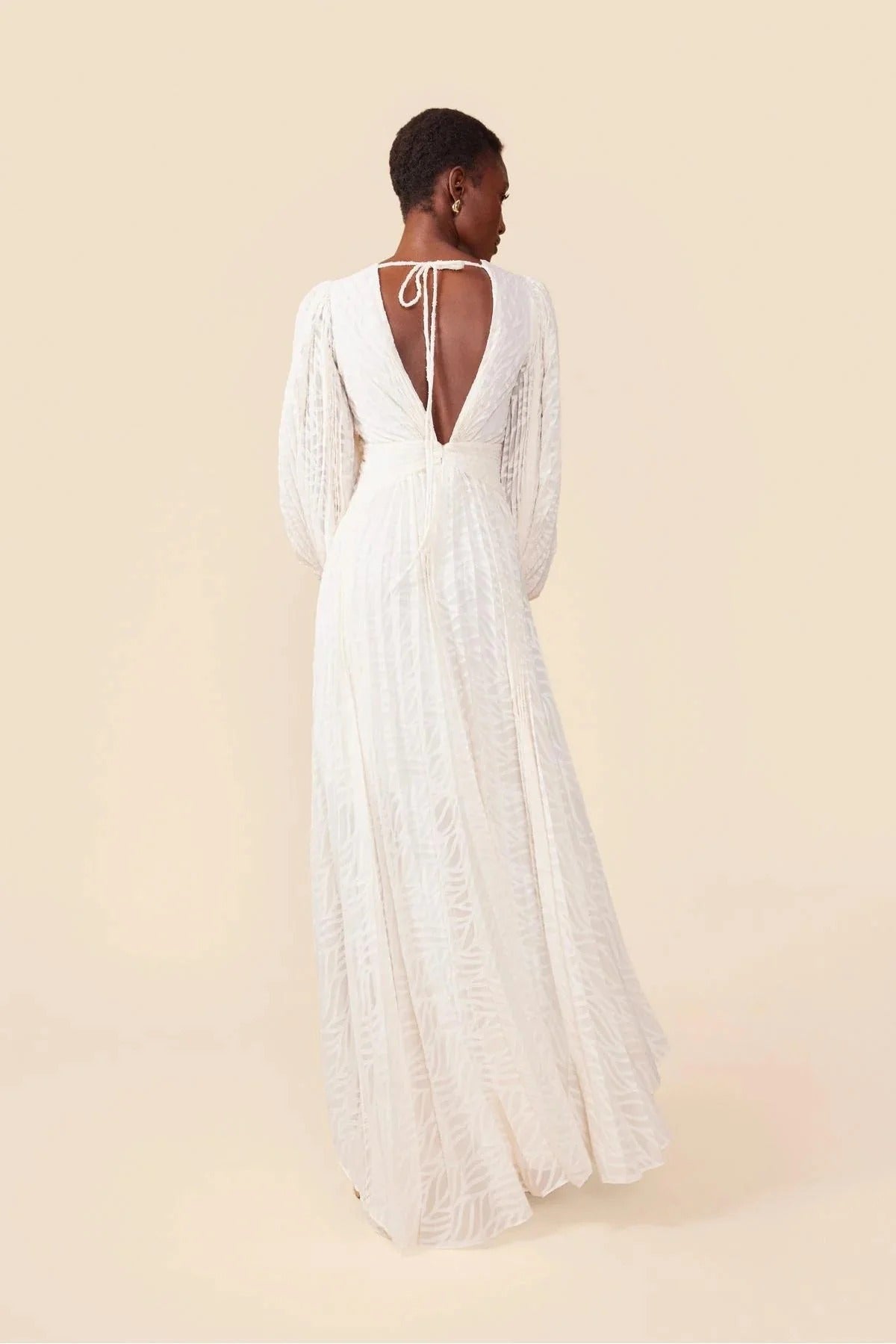 Allegory Elsa Cream Maxi-Length Dress