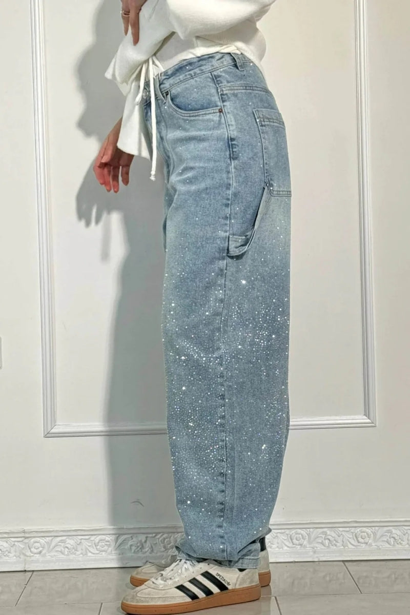 Modern Balloon Carpenter Shine Denim Jeans