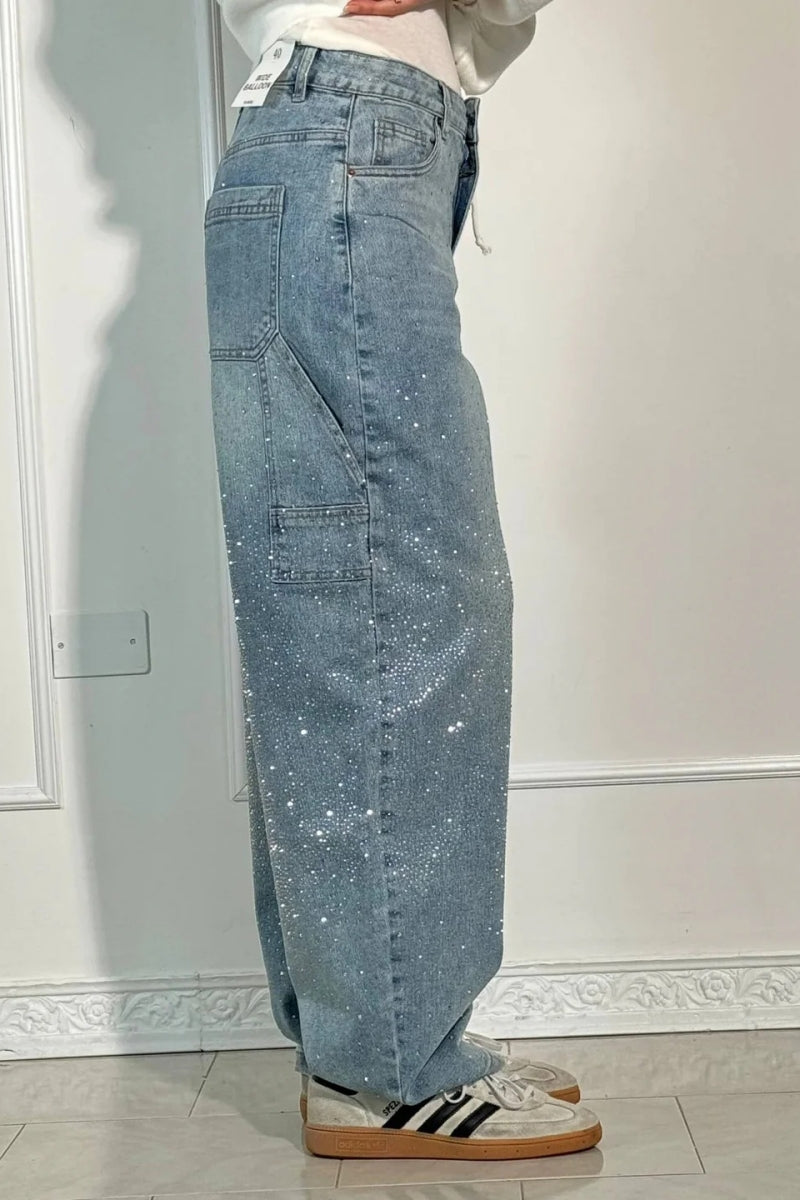 Modern Balloon Carpenter Shine Denim Jeans