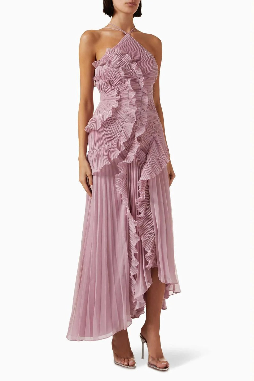 Ocean Whirlpool Maxi-Length Dress