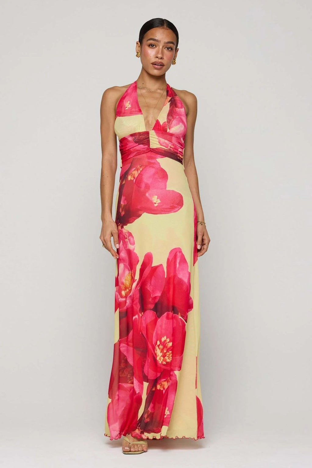 Camoni Polka Dot Diary Maxi-Length Dress