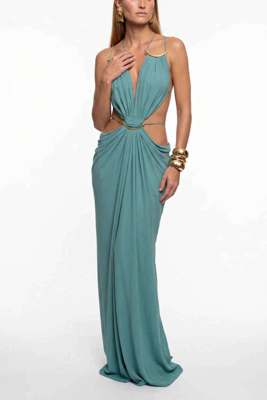 Axis Art Maxi-Length Dress